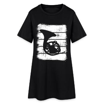 Cor français Sketch - Robe T-shirt Femme - noir - Devant