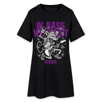 Hardtekk Tekke Allemagne de l’Est en basse, nous avons confiance - Robe T-shirt Femme - noir - Devant