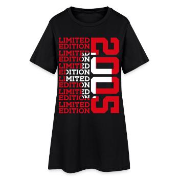 ÉDITION LIMITÉE 2005 21E ANNIVERSAIRE SUISSE - Robe T-shirt Femme - noir - Devant