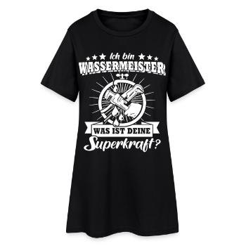 Water Master Water Supply Technician - Women’s T-Shirt Dress - black - Front