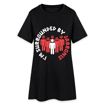 Jabroni - Robe T-shirt Femme - noir - Devant