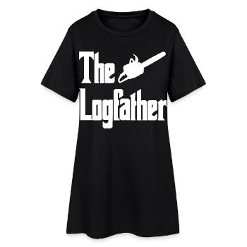 Lumberjack Icon Parody - Frauen T-Shirt-Kleid - Schwarz - Vorne