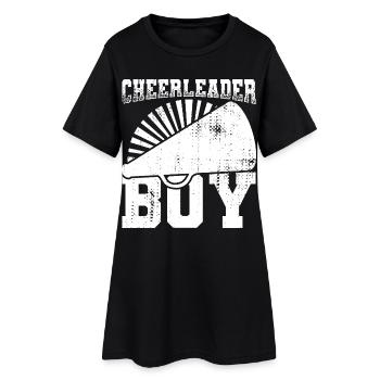 Cheerleader Boy - Women’s T-Shirt Dress - black - Front