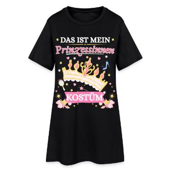 Princess Costume Carnival Disguise Carnival - Women’s T-Shirt Dress - black - Front