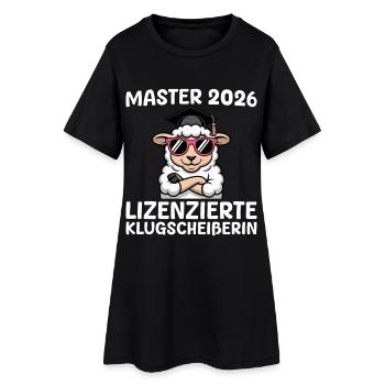 Master 2026 Sheep Master Exam Passed - Women’s T-Shirt Dress - black - Front