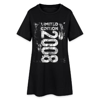 Édition limitée cadeau d’anniversaire 2008 - Robe T-shirt Femme - noir - Devant