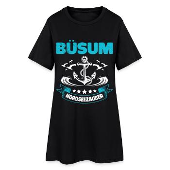 Büsum Wadden Sea BÜSUM MER DU NORD MAGIQUE Drôle - Robe T-shirt Femme - noir - Devant