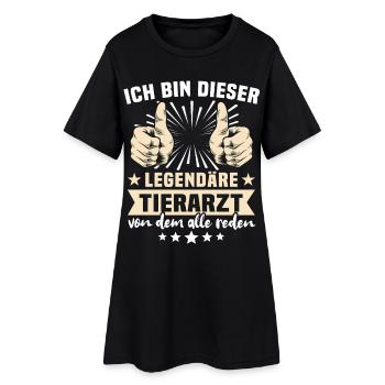 Dictons vétérinaires - Robe T-shirt Femme - noir - Devant
