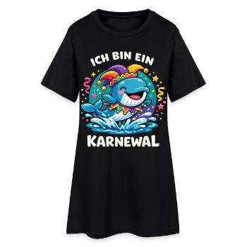 Je suis une douce Charme du Carnaval des Dames Karnewal - Robe T-shirt Femme - noir - Devant