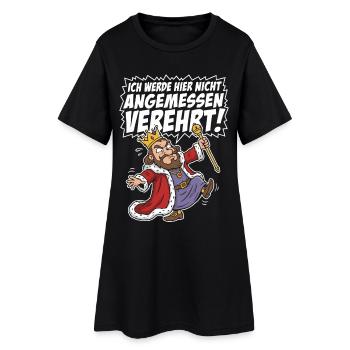 Merry King Not Properly Worshiped - Women’s T-Shirt Dress - black - Front