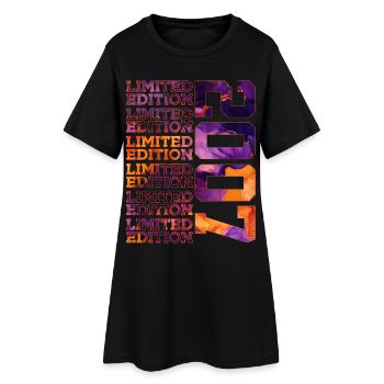 19TH BIRTHDAY LIMITED EDITION 2007 - Women’s T-Shirt Dress - black - Front