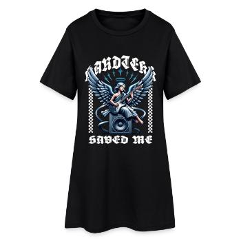 Hardtekk Saved Me Tekke Allemagne de l’Est - Robe T-shirt Femme - noir - Devant