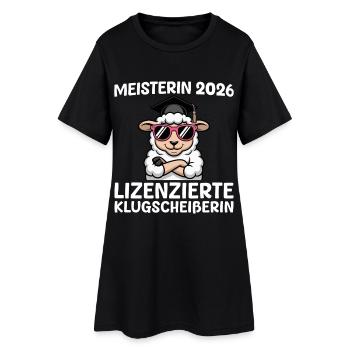 Master craftswoman 2026 passed master craftsman's examination - Women’s T-Shirt Dress - black - Front