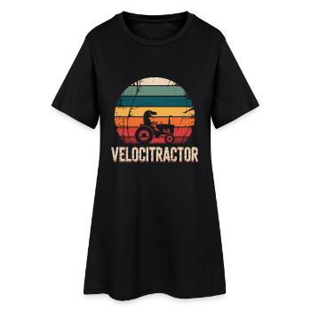 Velocitractor - T-shirt drôle - Robe T-shirt Femme - noir - Devant