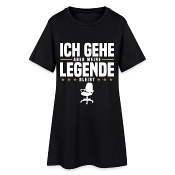 Cher collègue d’adieu - Robe T-shirt Femme - noir - Devant