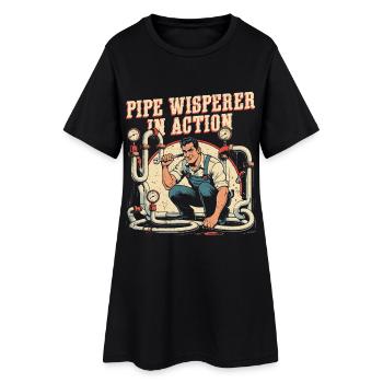 Pipe Layer Pipe Builder Pipe Whisperer - Robe T-shirt Femme - noir - Devant