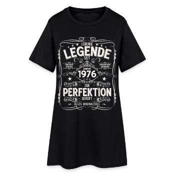 Légende du 50e anniversaire Millésime janvier 1976 - Robe T-shirt Femme - noir - Devant