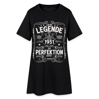 Légende du 75e anniversaire janvier 1951 - Robe T-shirt Femme - noir - Devant