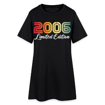 2006 Anniversaire 20 ans 20e Anniversaire Cadeau - Robe T-shirt Femme - noir - Devant