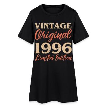 Vintage Original 1996 Limited Edition Anniversaire - Robe T-shirt Femme - noir - Devant