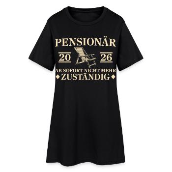 Retraite 2026 Non responsable - Robe T-shirt Femme - noir - Devant
