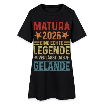 Matura 2026 Une légende quitte le site - Robe T-shirt Femme - noir - Devant