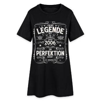20th Birthday Legend January Vintage 2006 - Women’s T-Shirt Dress - black - Front