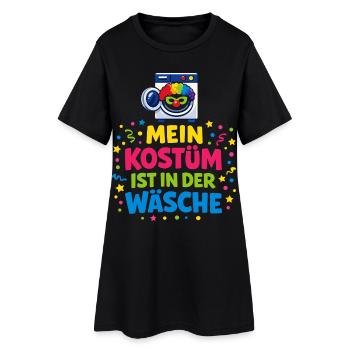 Lingerie costumée de carnaval, cadeau drôle mignon - Robe T-shirt Femme - noir - Devant