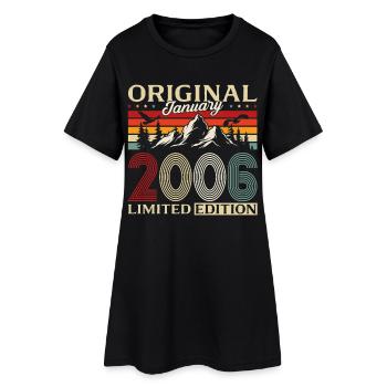 20e anniversaire Original janvier Volume 2006 - Robe T-shirt Femme - noir - Devant
