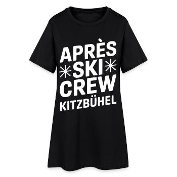 Kitzbühel Après Ski Crew Party - Women’s T-Shirt Dress - black - Front