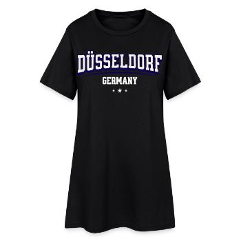 Düsseldorf Deutschland Varsity-Logo - Frauen T-Shirt-Kleid - Schwarz - Vorne