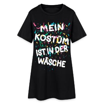 Carnaval Carnival - Mon costume est dans la buanderie - Robe T-shirt Femme - noir - Devant