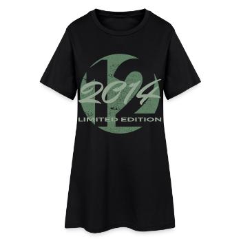 12e anniversaire 2014 cadeau garçons et filles - Robe T-shirt Femme - noir - Devant