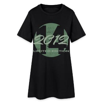 14e anniversaire 2012 cadeau garçons et filles - Robe T-shirt Femme - noir - Devant