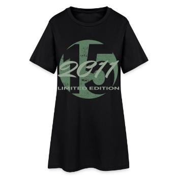 15e anniversaire 2011 cadeau garçons et filles - Robe T-shirt Femme - noir - Devant