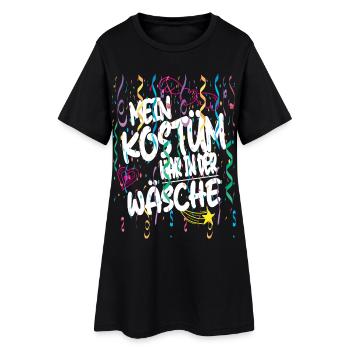 Mon costume était dans la laveuse pour la fête foraine - Robe T-shirt Femme - noir - Devant