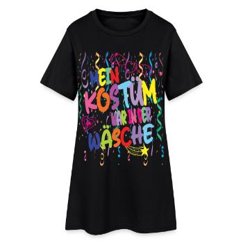 Mon costume était dans la laveuse pour la fête foraine - Robe T-shirt Femme - noir - Devant