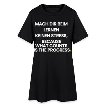 German-English-Rhyme 1 (Ver. A) - Women’s T-Shirt Dress - black - Front