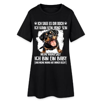 Propriétaire de Rottweiler T Mère de Rottweiler - Robe T-shirt Femme - noir - Devant