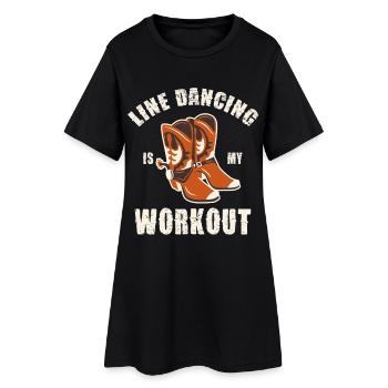 Chaussures de sport de danse en ligne - Robe T-shirt Femme - noir - Devant