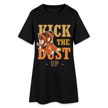Dust on your boots – Western Boot - Women’s T-Shirt Dress - black - Front