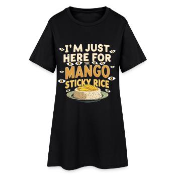 Mango Sticky Rice - Women’s T-Shirt Dress - black - Front