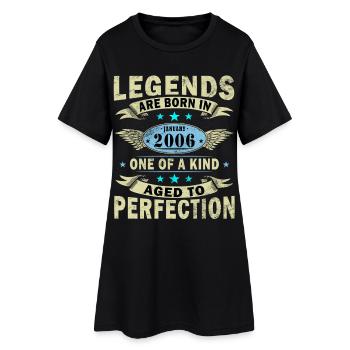 20e anniversaire Original janvier Volume 2006 - Robe T-shirt Femme - noir - Devant