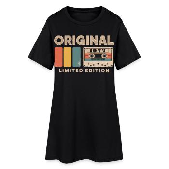 Original 1977 Anniversaire 1977 Cadeau 1977 Retro - Robe T-shirt Femme - noir - Devant