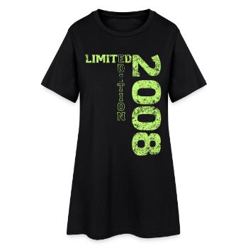 Édition limitée cadeau pour le 18e anniversaire 2008 - Robe T-shirt Femme - noir - Devant