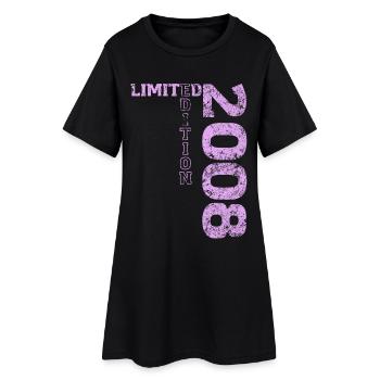 Édition limitée cadeau pour le 18e anniversaire 2008 - Robe T-shirt Femme - noir - Devant