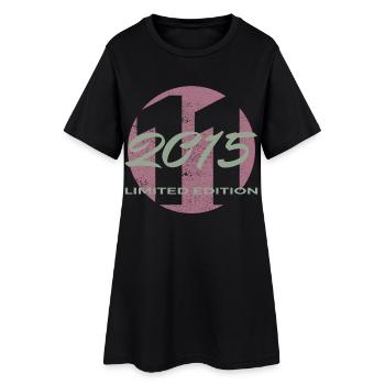 Cadeau garçons et filles pour le 11e anniversaire 2015 - Robe T-shirt Femme - noir - Devant