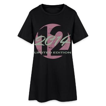 12e anniversaire 2014 cadeau garçons et filles - Robe T-shirt Femme - noir - Devant