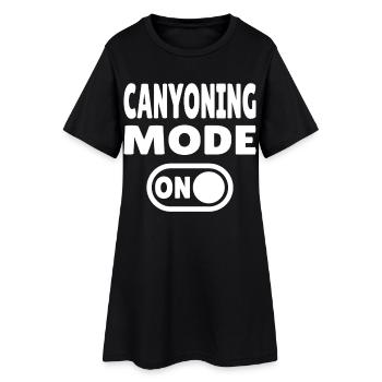 Mode canyoning ACTIVÉ – Passer à l’adrénaline - Robe T-shirt Femme - noir - Devant