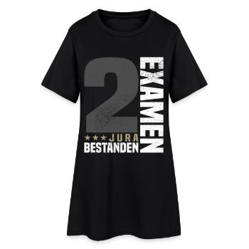 Félicitations pour le deuxième examen de droit - Robe T-shirt Femme - noir - Devant